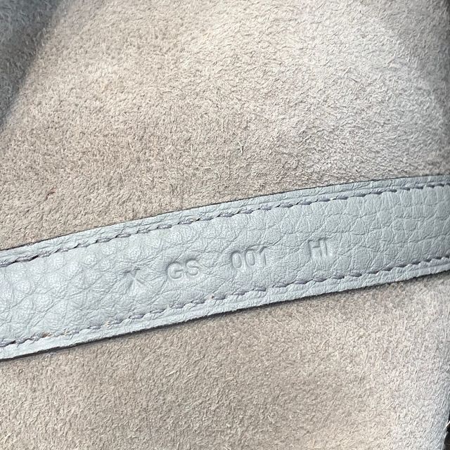 Hermes original togo leather picotin lock bag HP0022 gris mouette