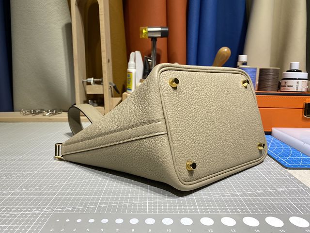 Hermes original togo leather picotin lock bag HP0022 trench