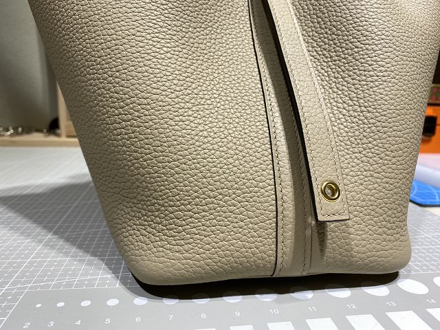 Hermes original togo leather picotin lock bag HP0022 trench