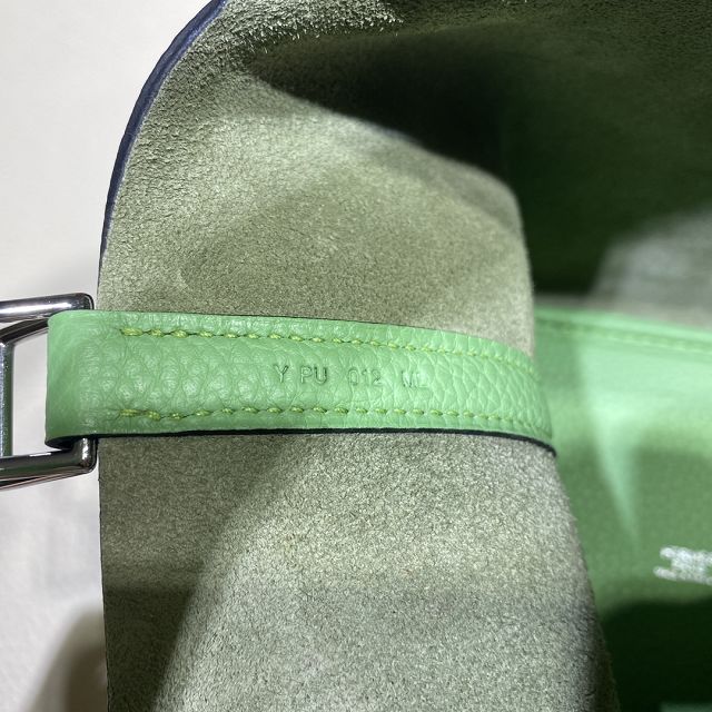 Hermes original togo leather picotin lock bag HP0022 vert criquet