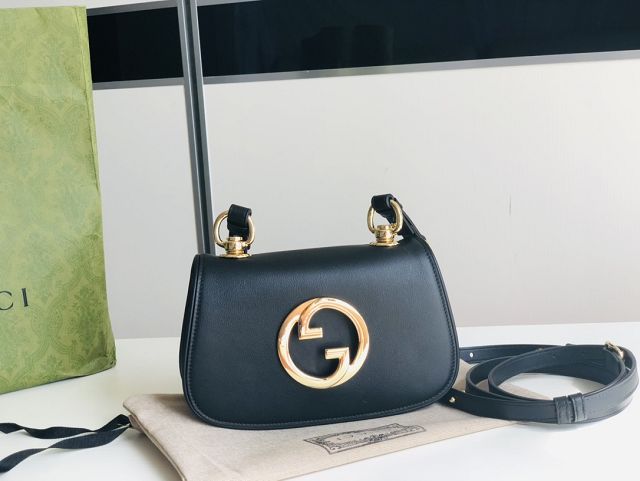 2023 GG original calfskin blondie mini shoulder bag 724645 black