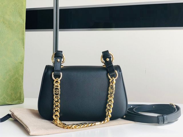 2023 GG original calfskin blondie mini shoulder bag 724645 black