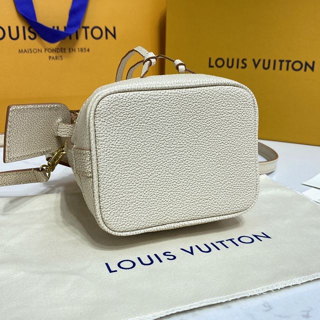 2023 Louis vuitton original calfskin nano noe M46291 apricot