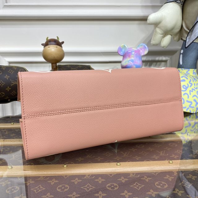 2023 Louis vuitton original calfskin onthego mm M46286 trianon pink