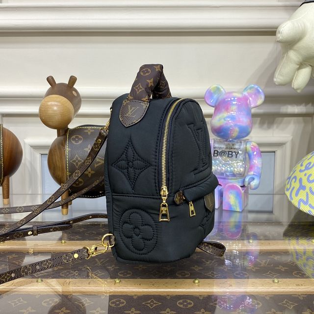 2023 Louis vuitton original nylon palm springs mini backpack M21060 black