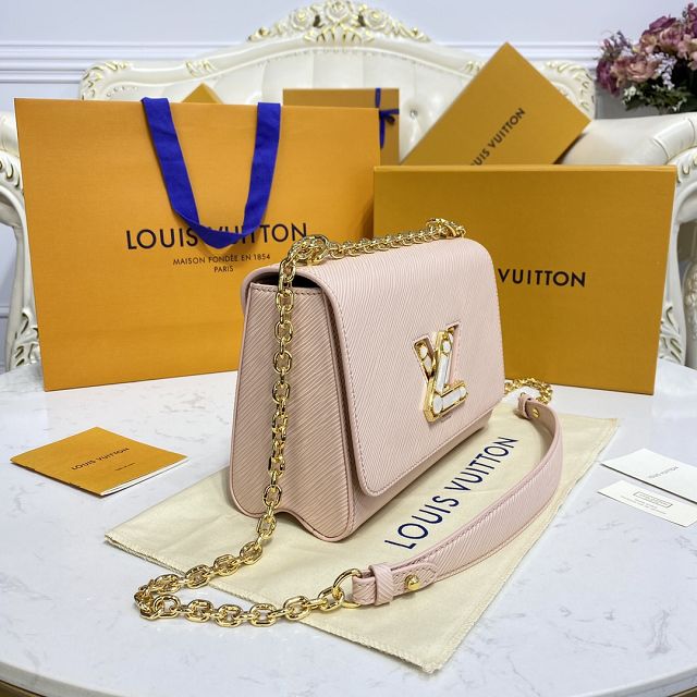 Louis vuitton original epi leather twist mm M59218 pink