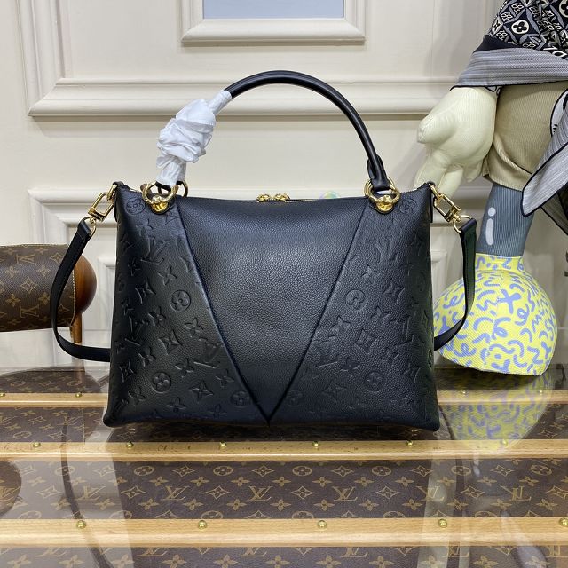 Louis vuitton original monogram calfskin V tote handbag M44421 black