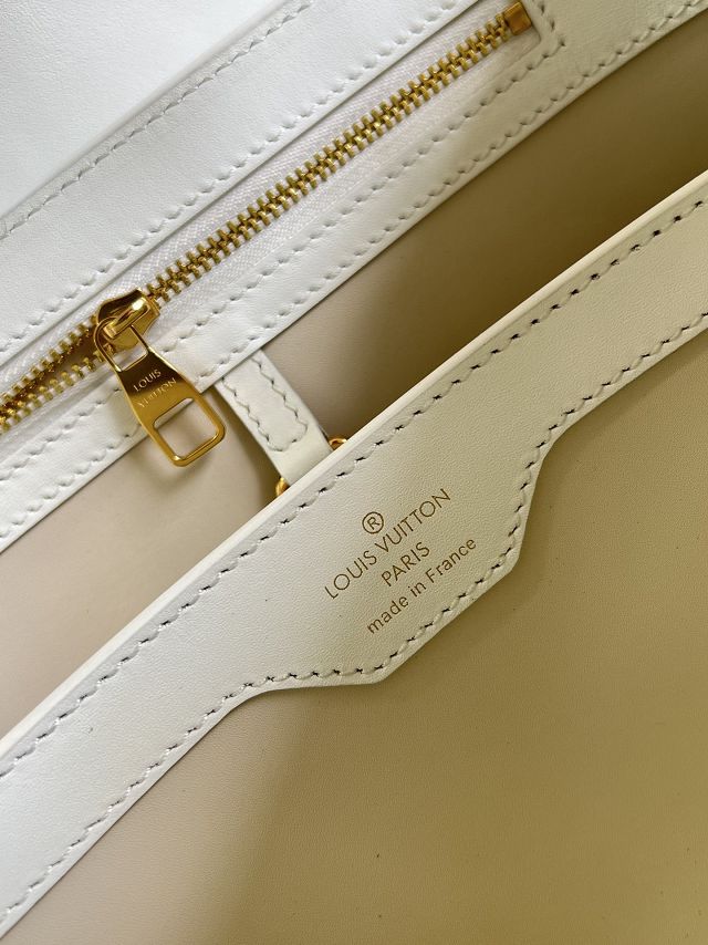 Louis vuitton original calfskin capucines BB handbag M20742 pink
