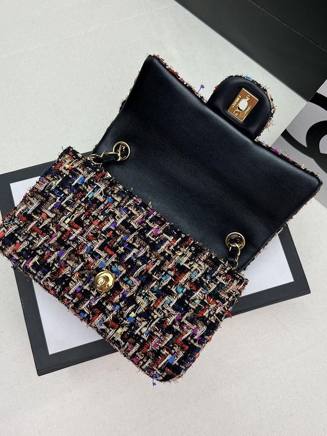 CC original tweed mini flap bag A69900 multicolor-1