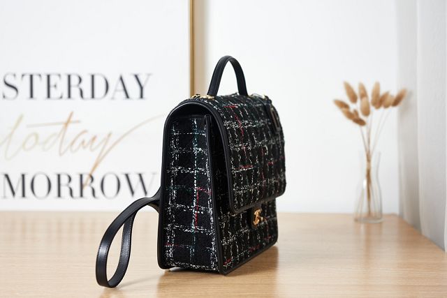 CC original tweed large backpack AS3662 black