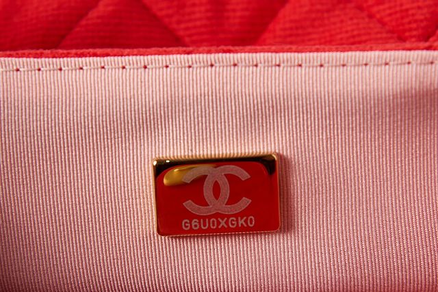 CC original velvet medium hobo bag AS3690 red