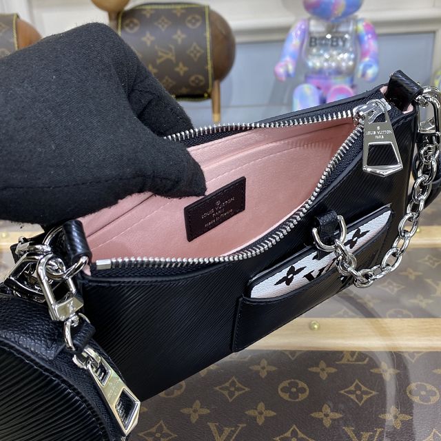 2023 Louis vuitton original epi leather marellini bag M20998 black