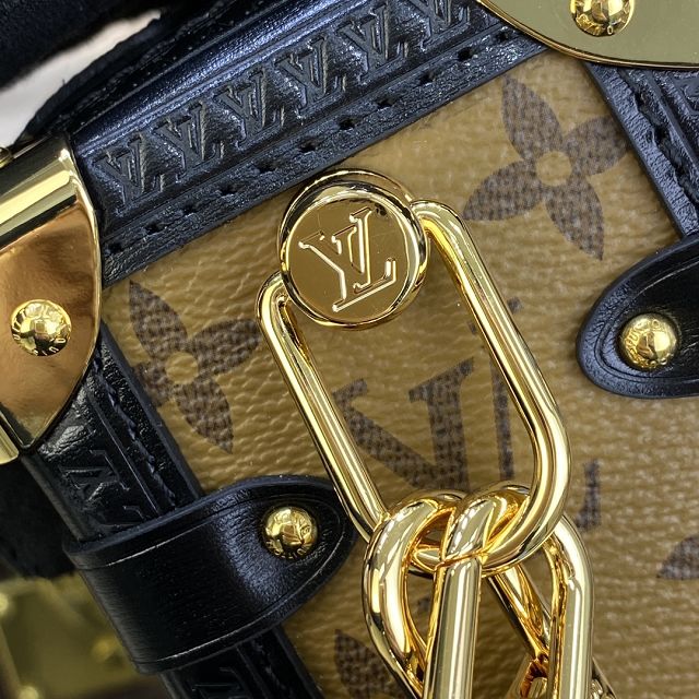 Louis vuitton original monogram reverse side trunk pm M46358