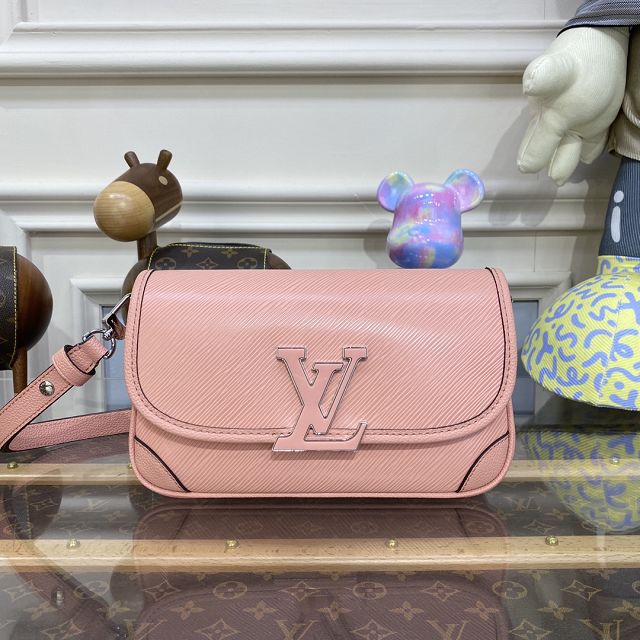 2023 Louis vuitton original epi leather buci crossbody M20987 pink