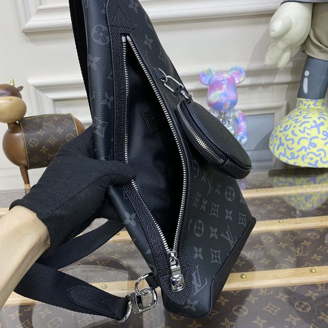 Louis vuitton original monogram eclipse duo sling bag M30936