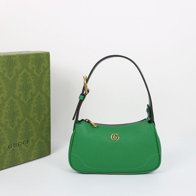 2023 GG original calfskin aphrodite shoulder bag 739076 green