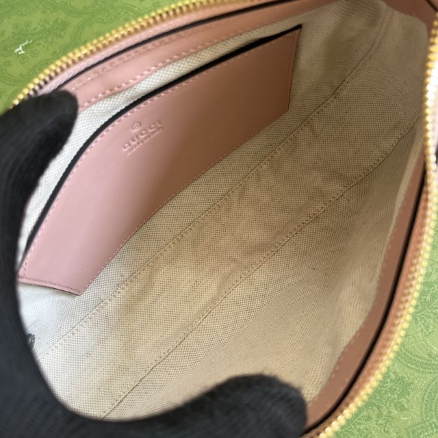 2023 GG original matelasse leather handbag 735049 pink