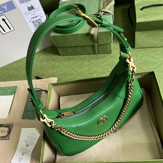 2023 GG original calfskin aphrodite small shoulder bag 731817 green