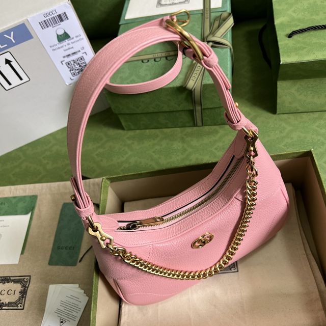 2023 GG original calfskin aphrodite small shoulder bag 731817 pink