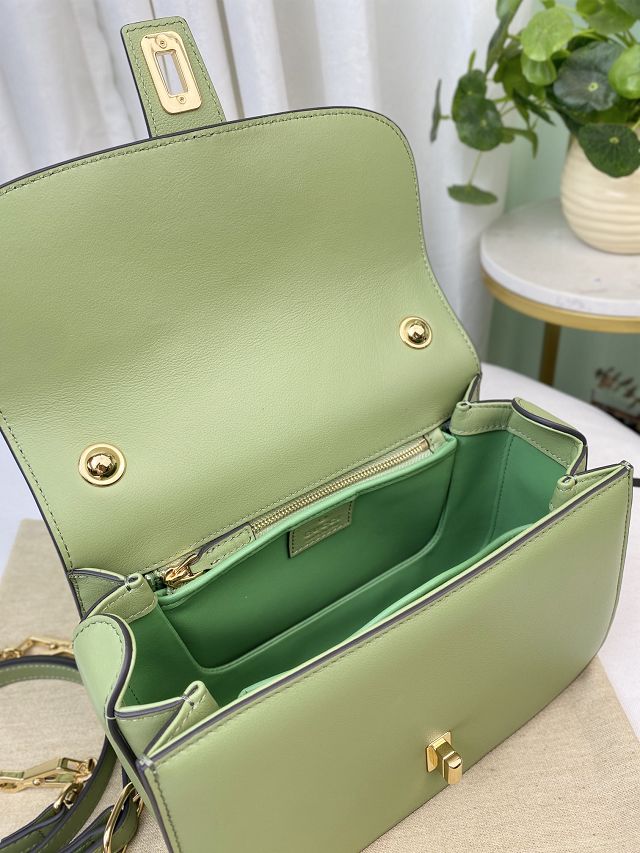 2023 GG original calfskin blondie top handle bag 735101 green