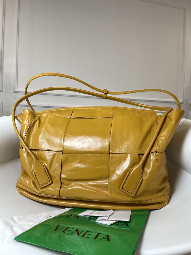 BV original paper calfskin large arco 56 bag 573400 yellow