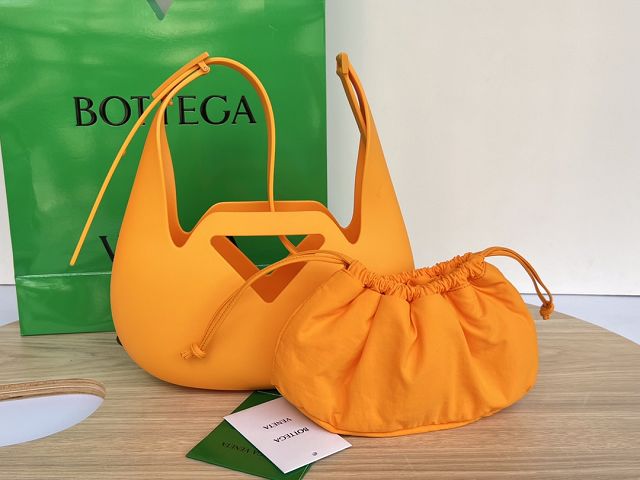 BV original rubber hobo bag 696920 orange