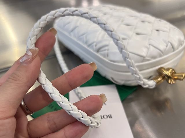 BV original calfskin knot on strap 717623 white