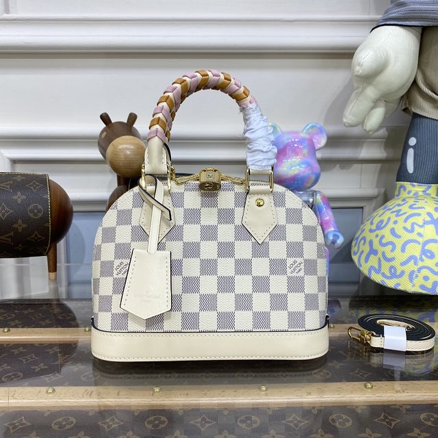 2023 Louis vuitton original damier azur alma BB N45294 