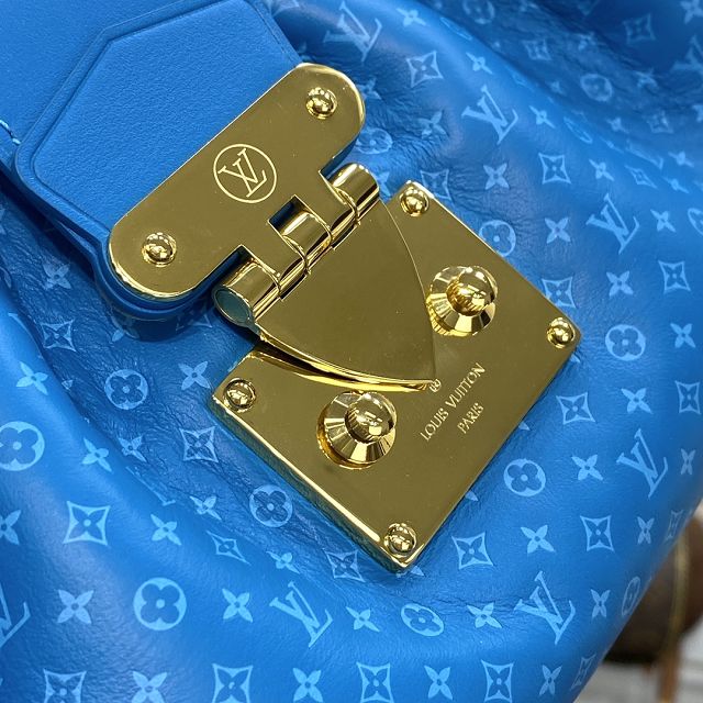 2023 Louis vuitton original calfskin clutch M22325 blue