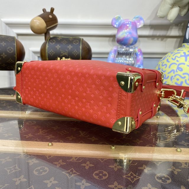 2023 Louis vuitton original calfskin side trunk M46358 red