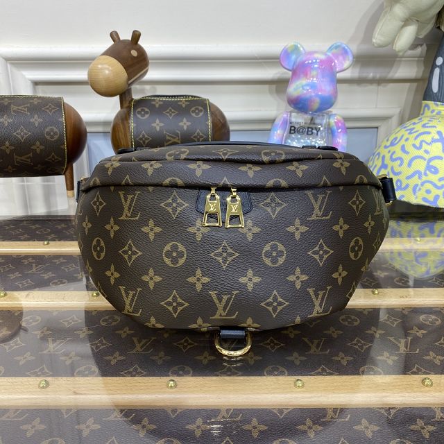 2023 Louis vuitton original monogram canvas bumbag m43644 black