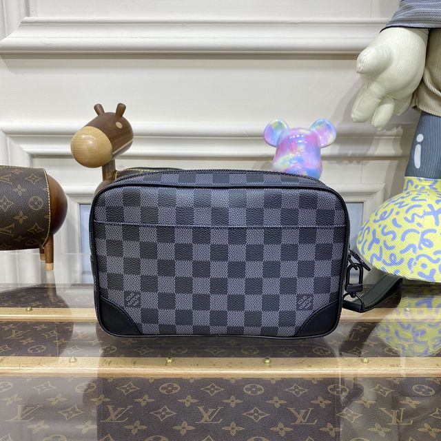 Louis vuitton original damier graphite pochette kasai N60501