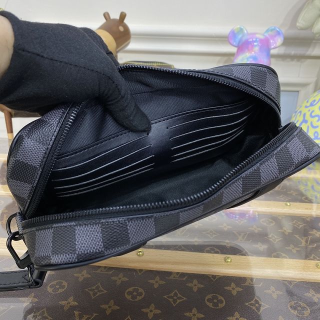 Louis vuitton original damier graphite pochette kasai N60501