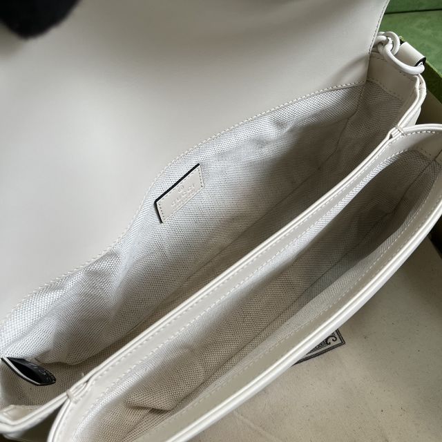 2023 GG original matelasse marmont shoulder bag 734814 white
