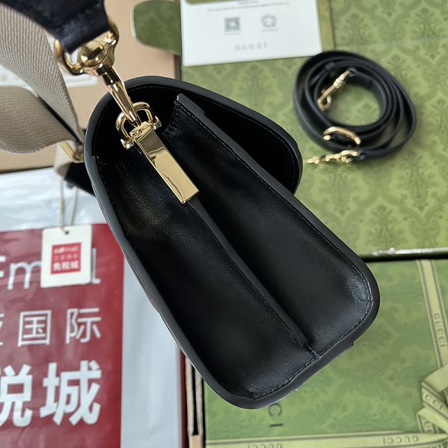 GG original matelasse leather small shoulder bag 724529 black