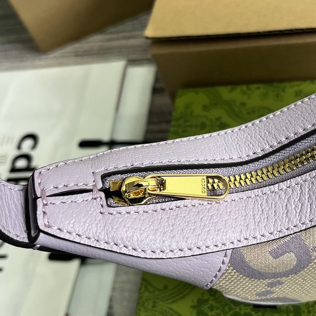 GG original ophidia canvas mini bag 658551 light purple