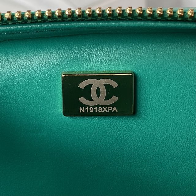 CC original lambskin mini backpack AS3884 green