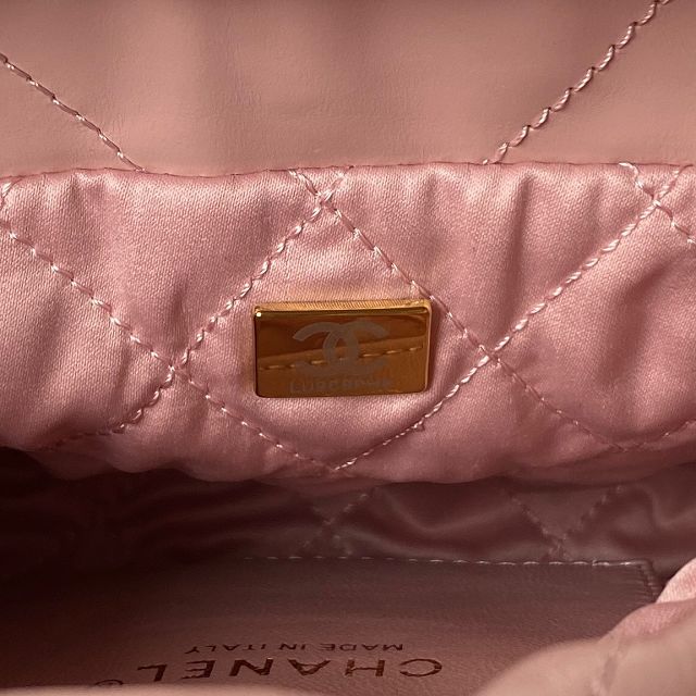 CC original calfskin 22 mini handbag AS3980 pink