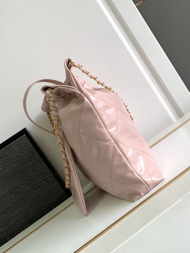 2023 CC original calfskin 22 medium handbag AS3261 light pink