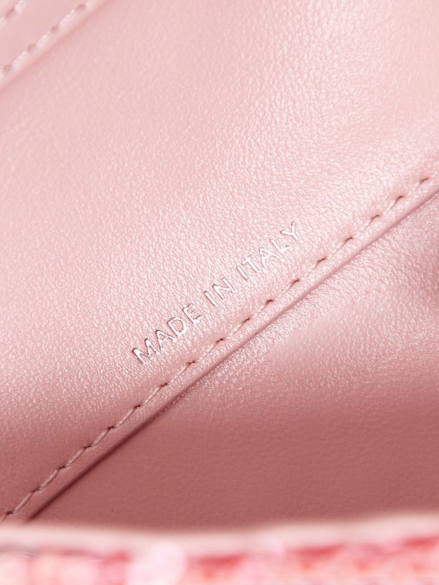 CC original sequins mini flap bag AS3965 pink