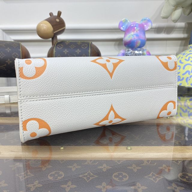 2023 Louis vuitton original calfskin onthego pm M46513 white