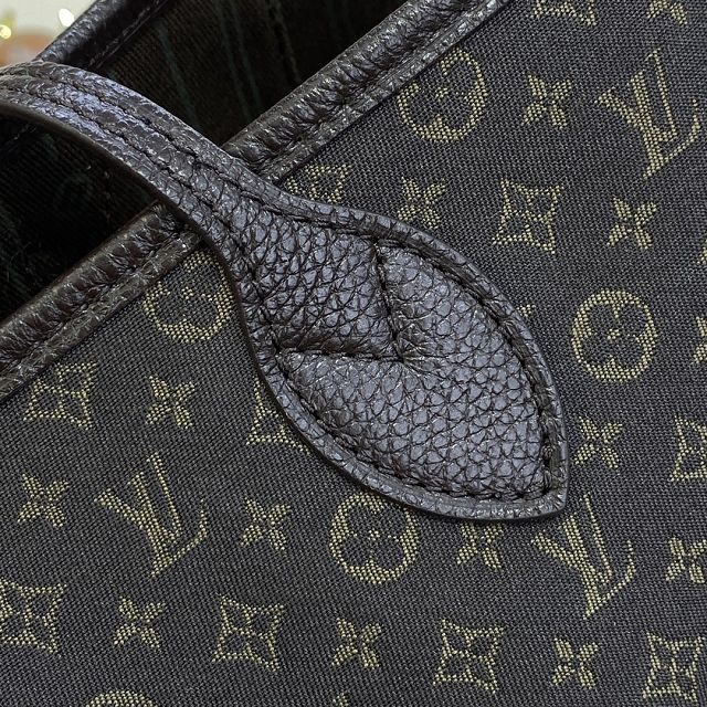 2023 Louis vuitton original denim neverfull mm M40995 coffee