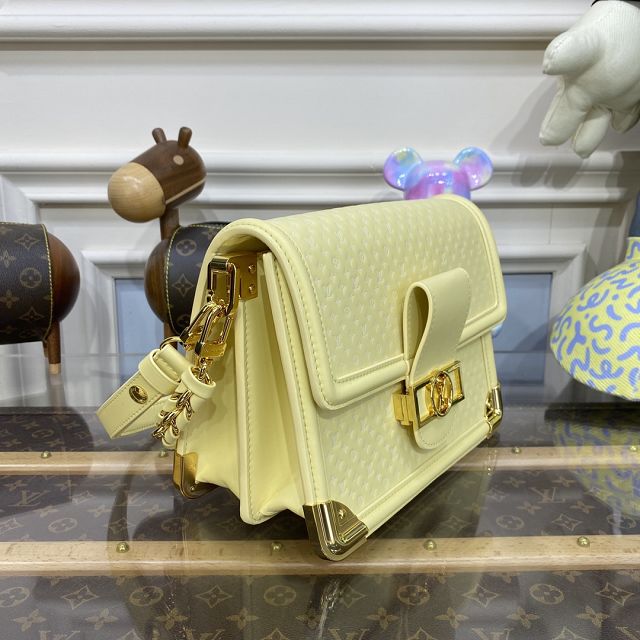 Louis vuitton original calfskin dauphine mm M22276 yellow