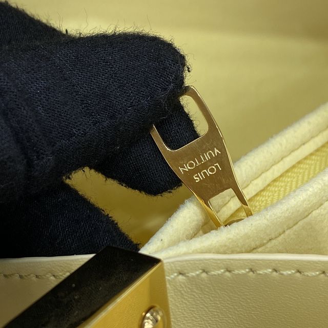 Louis vuitton original calfskin dauphine mm M22276 yellow