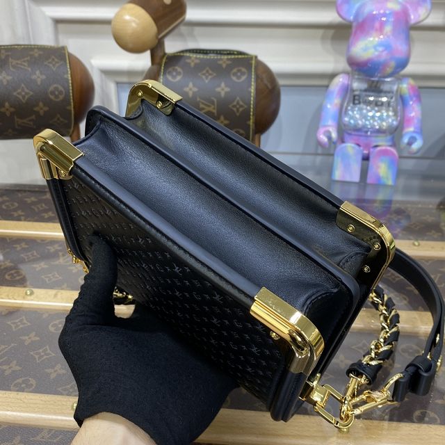 Louis vuitton original calfskin dauphine pm M22597 black