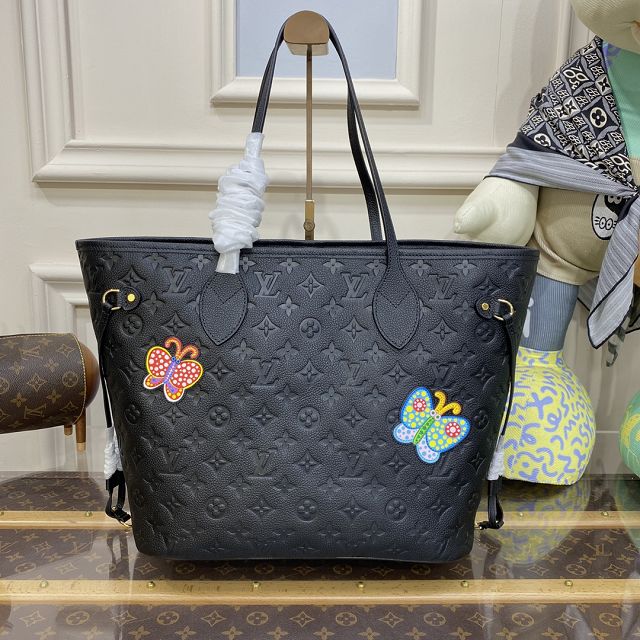 2023 Louis vuitton original calfskin neverfull mm M21733 black