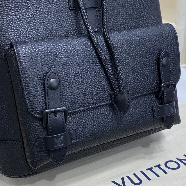 Louis vuitton original calfskin christopher backpack M58644 black