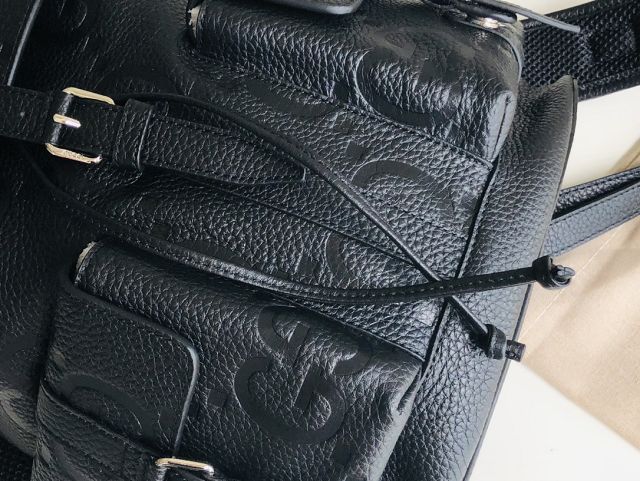 GG original calfskin medium backpack 739503 black