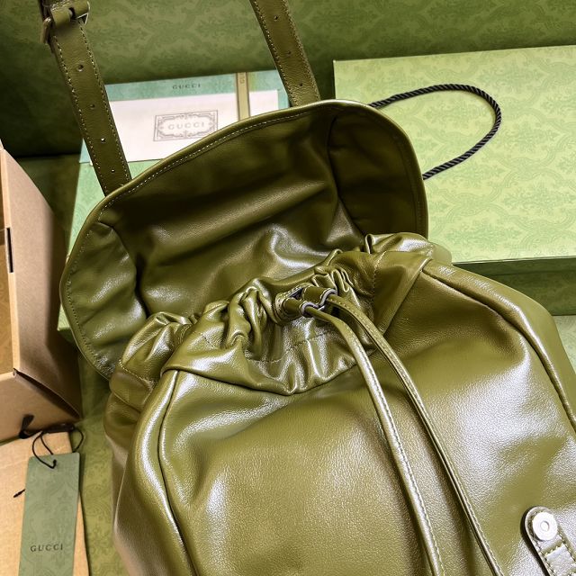 GG original calfskin backpack 725657 green