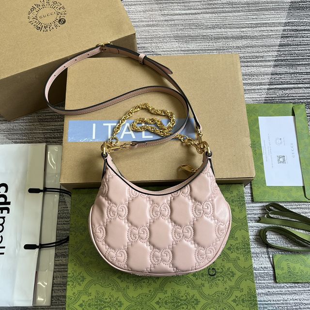 2023 GG original matelasse leather mini bag 739736 pink
